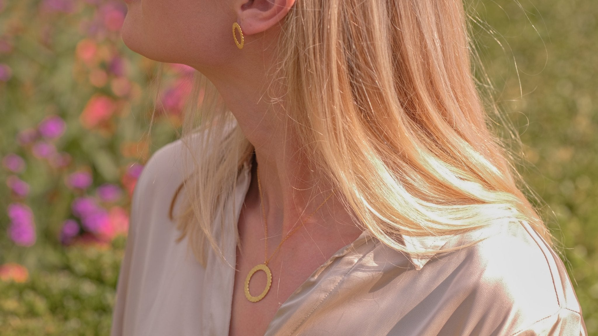 Ketting rond verguld - Dona Aurora