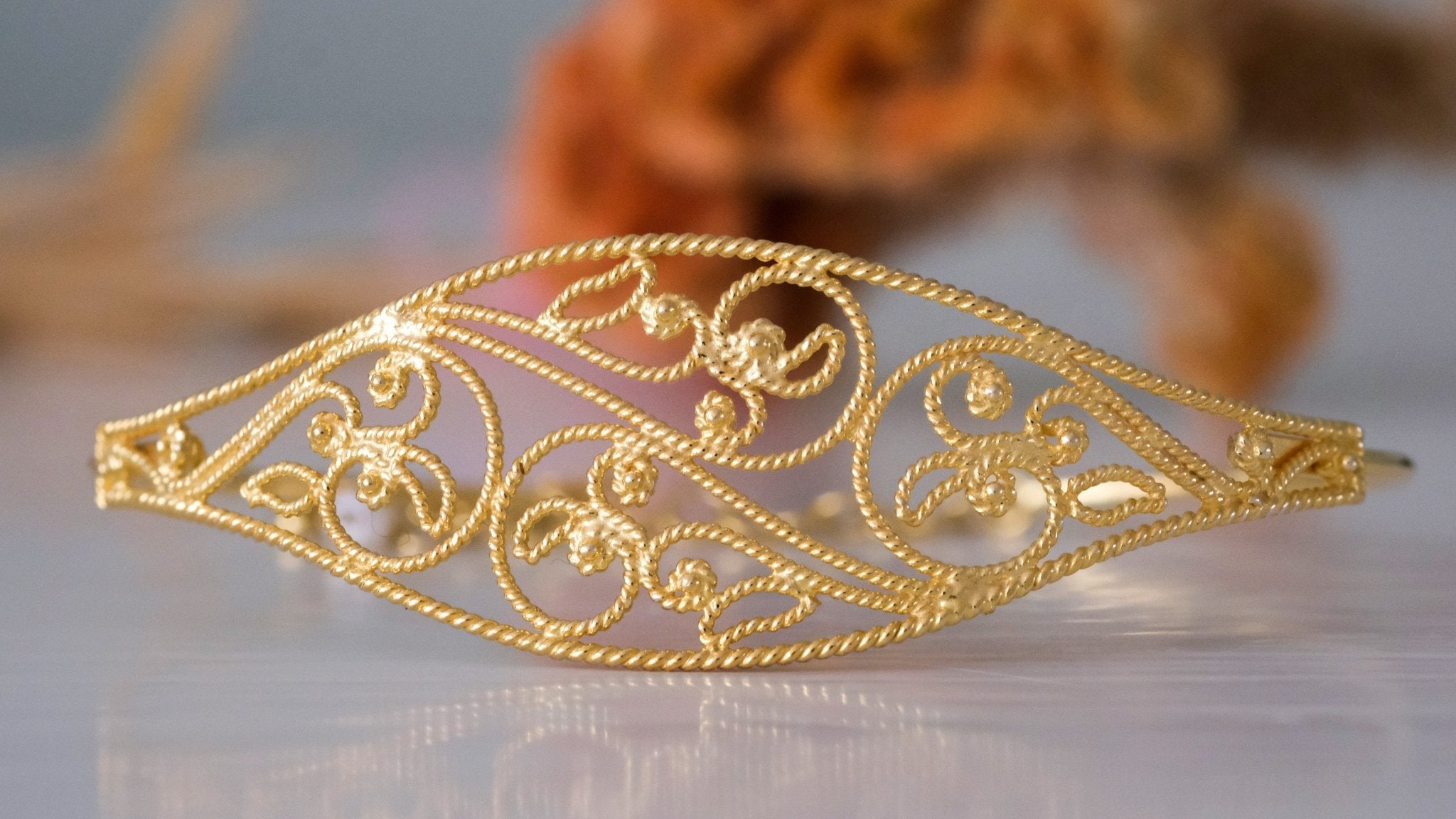 Filigraan armband verguld - Dona Aurora