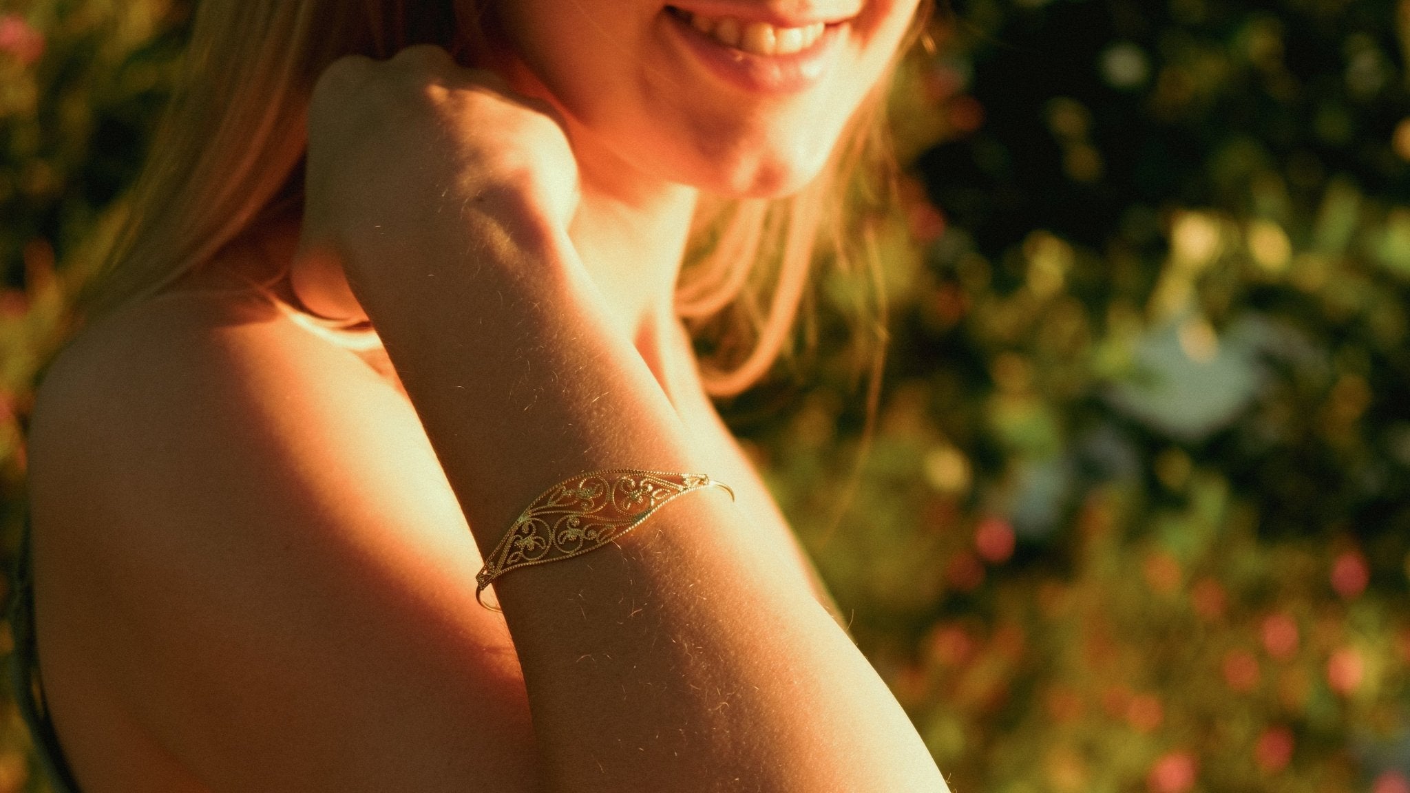 Filigraan armband verguld - Dona Aurora