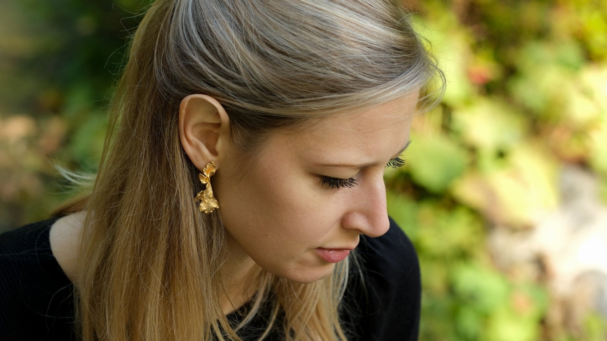 Harvest lange oorbellen - Dona Aurora