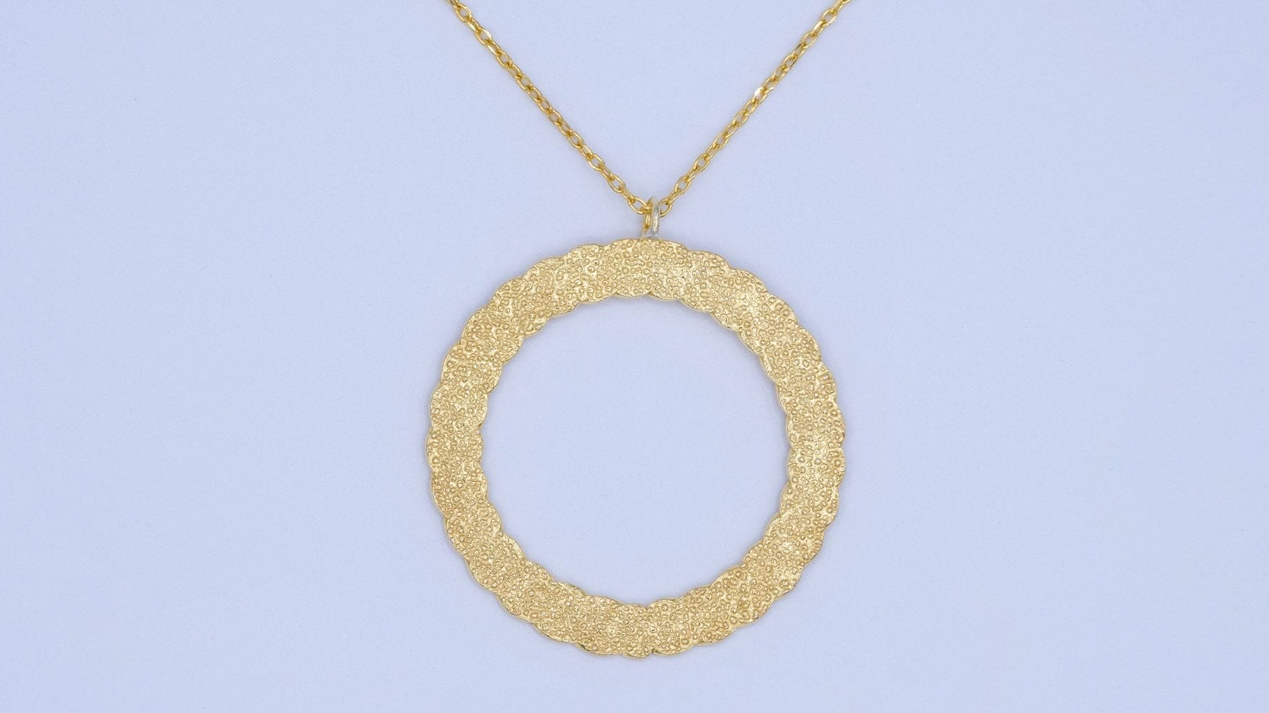 Ketting rond verguld - Dona Aurora