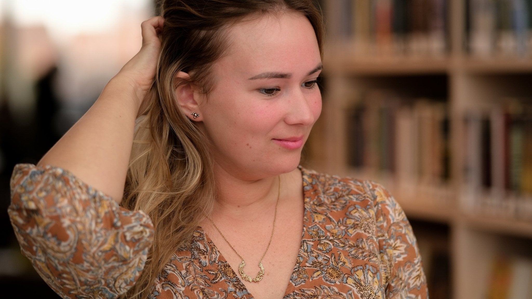 Kleine zilveren oorbellen met bubbels - Dona Aurora