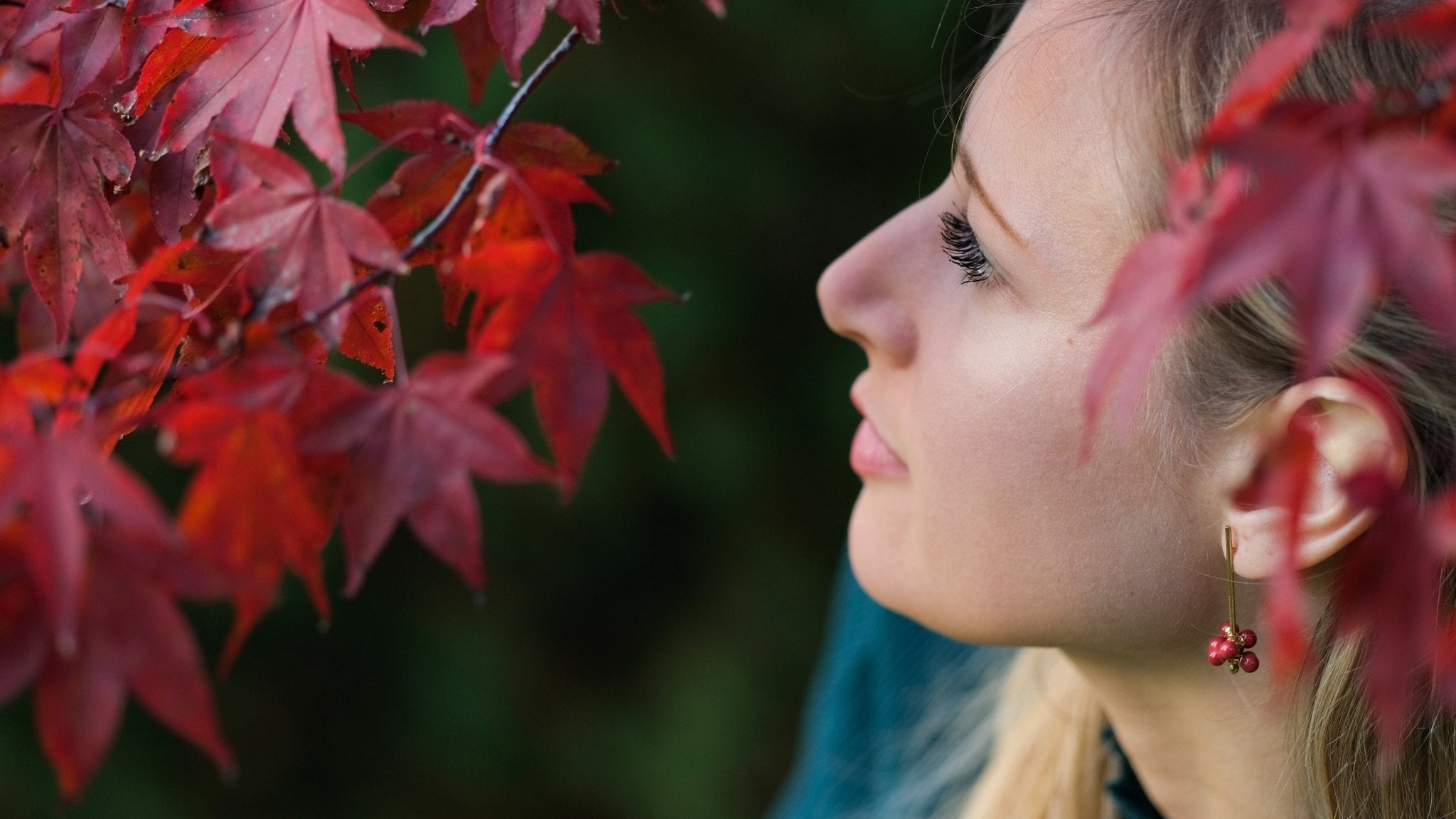 Raspberries oorbellen met roze porseleinen bolletjes - Dona Aurora