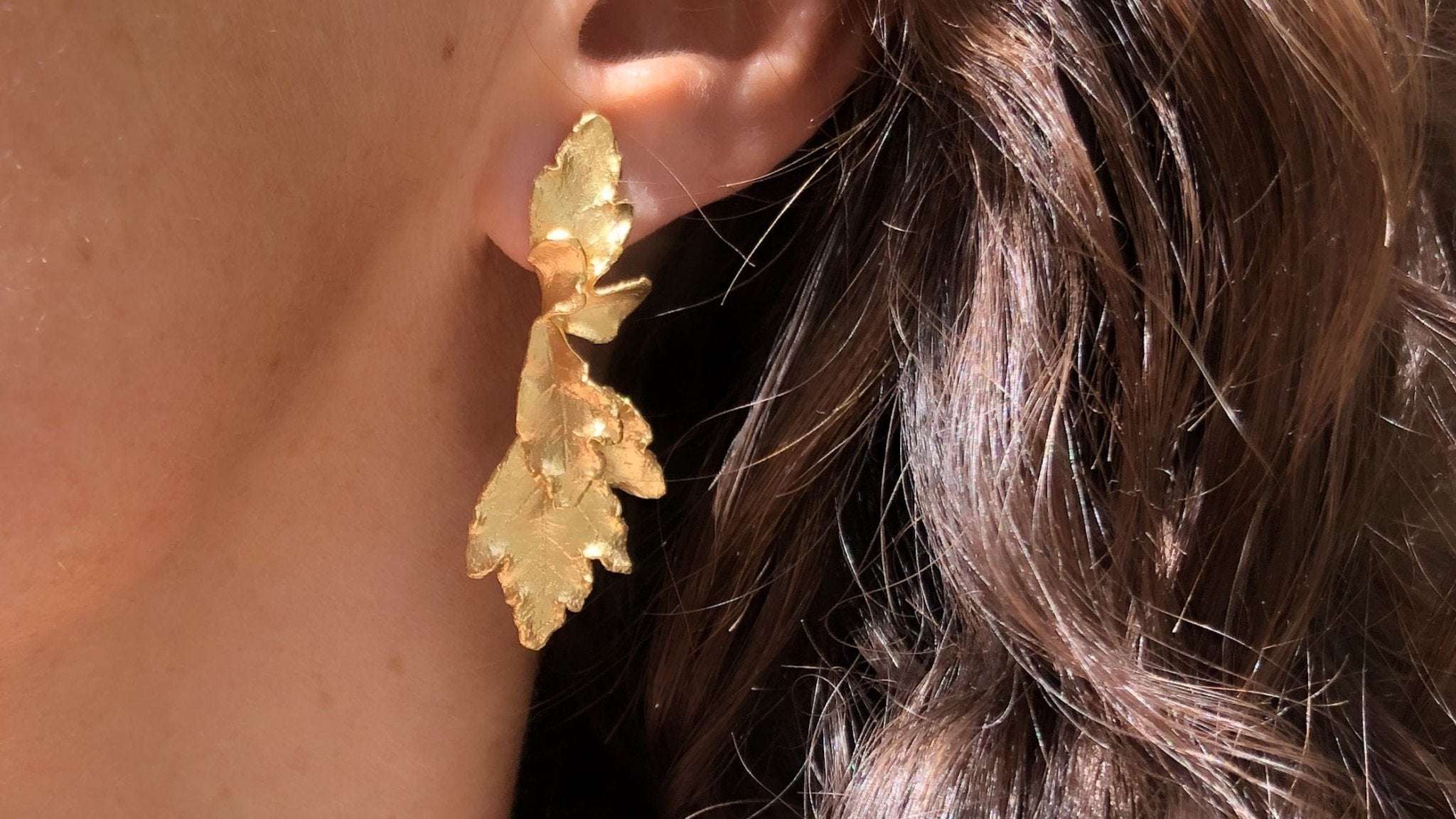 Harvest lange oorbellen - Dona Aurora