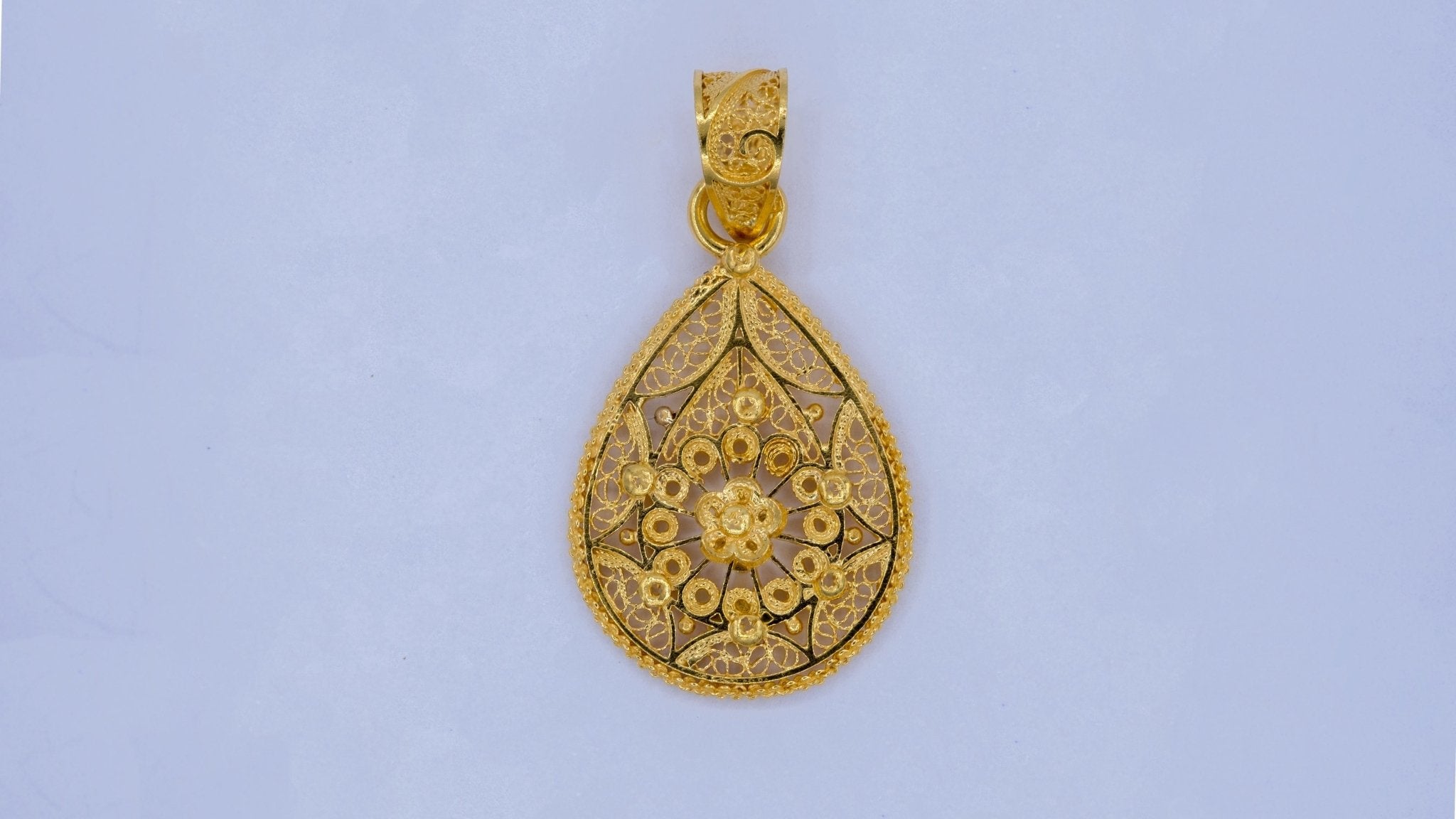 Gouden filigraan hanger - Dona Aurora