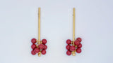 Raspberries oorbellen Ana João