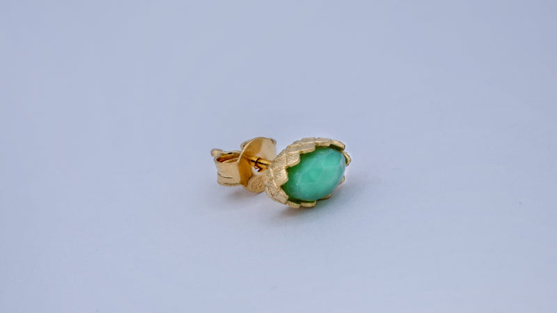 Sea oorbellen met chrysopraas Sopro