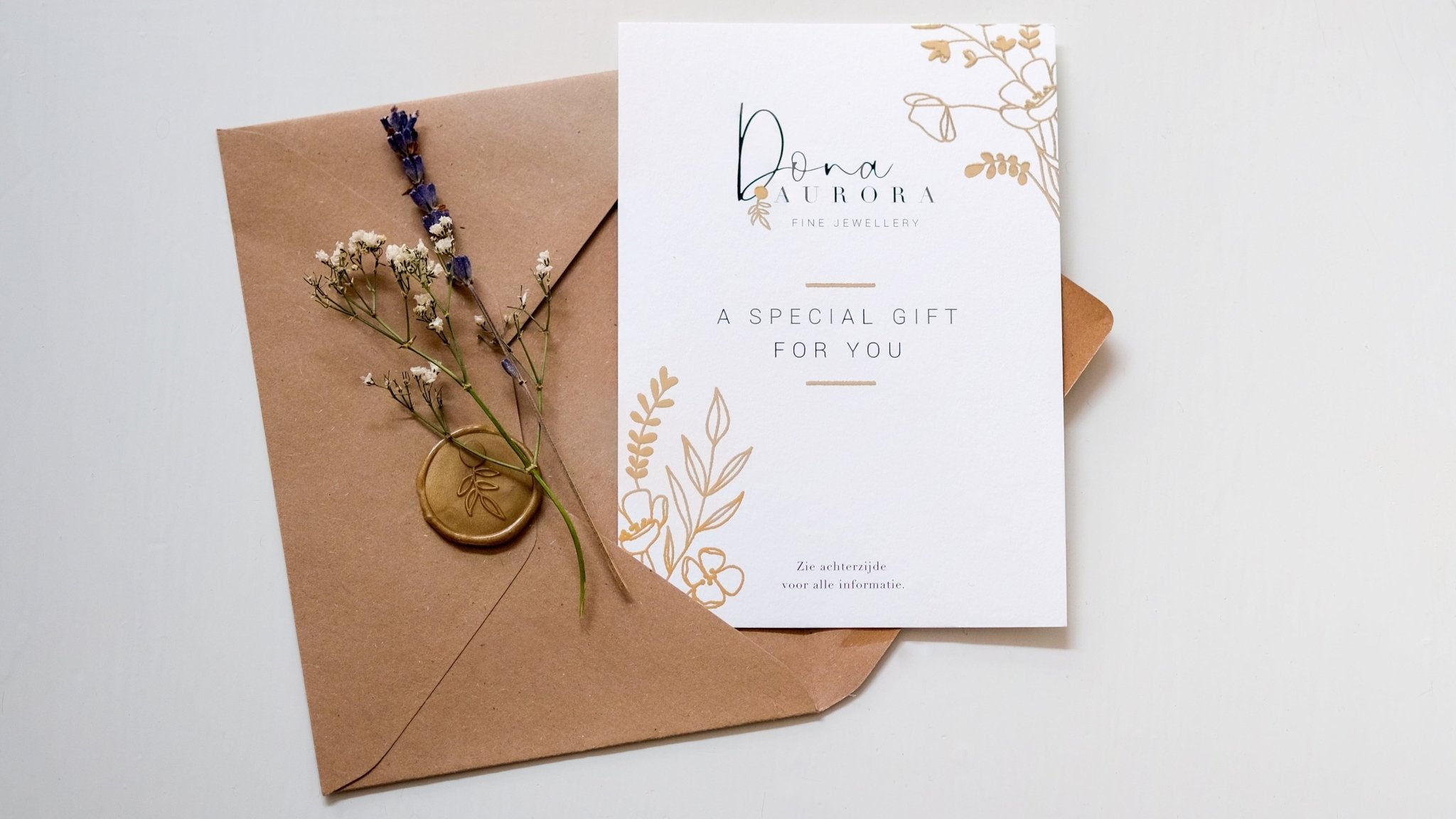Sieraden giftcard - Dona Aurora