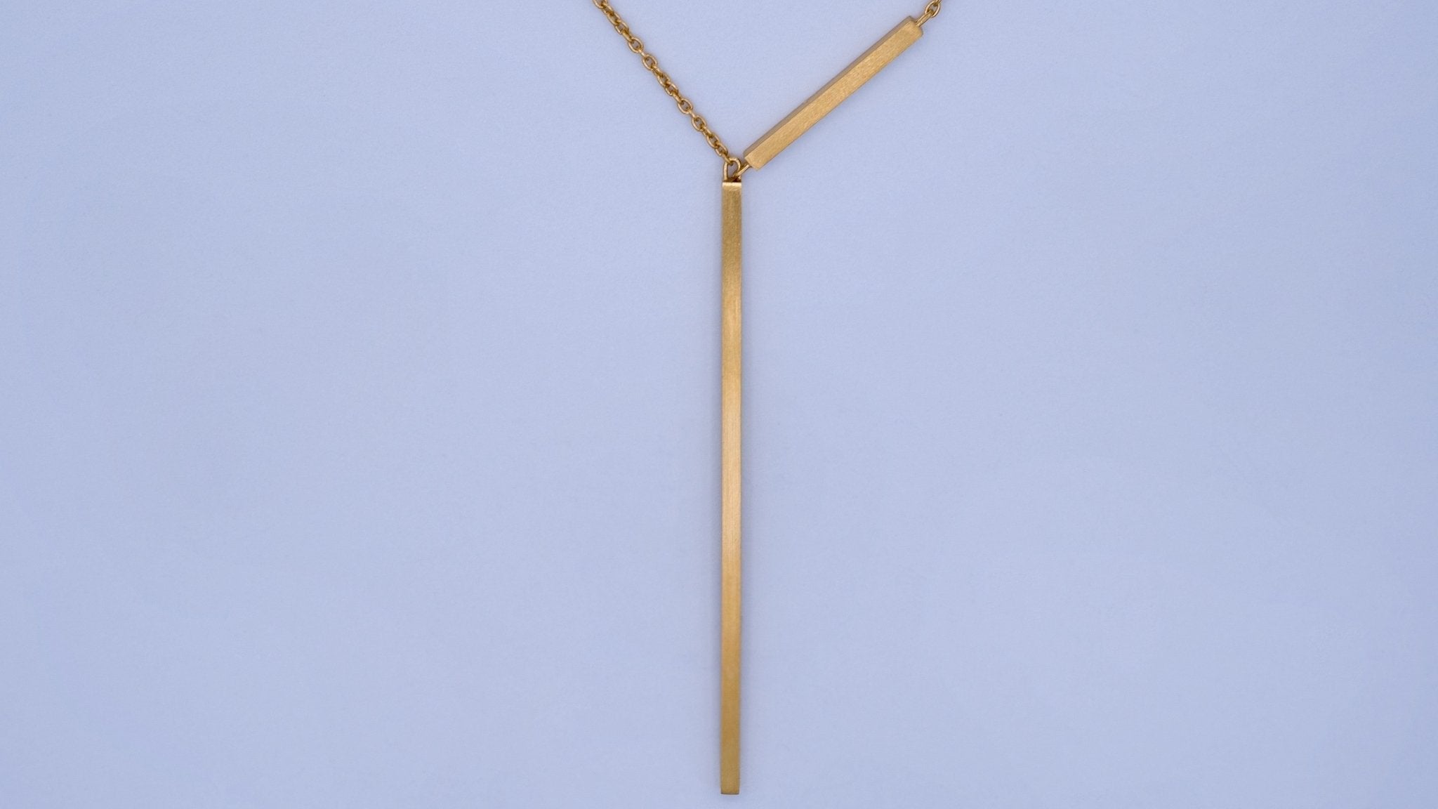 Vergulde ketting met staafje - Dona Aurora